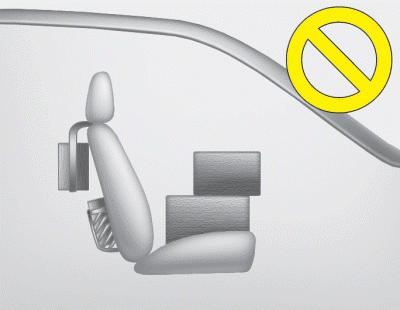 Hyundai Sonata: Main components of occupant classification system. - Never put a heavy load in the front passenger seat or seatback pocket.