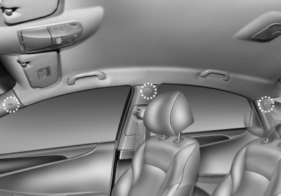 Hyundai Sonata: Curtain air bag. 