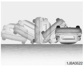 Hyundai Sonata: Curtain air bag.  Front air bags may not inflate in rollover accidents because air bag deployment