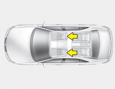 Hyundai Sonata: Front seat. Headrest