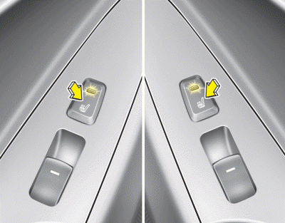 Hyundai Sonata: Rear seat. Seat warmer (if equipped)