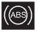 Hyundai Sonata: Indicator symbols on the instrument cluster. Parking brake & Brake fluid warning