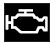 Hyundai Sonata: Indicator symbols on the instrument cluster. Air bag warning light