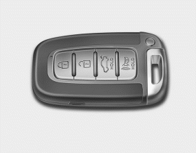 Hyundai Sonata: Smart key. With a smart key, you can lock or unlock a door (and trunk) and even start the
