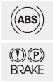 Hyundai Sonata: Warnings and indicators. If these two warning lights illuminate at the same time while driving, your vehicle