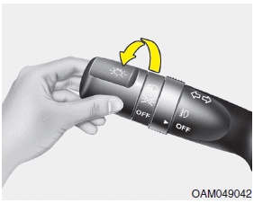 Hyundai Sonata: Lighting control. Headlight position ()