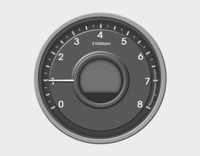 Hyundai Sonata: Gauges. Tachometer