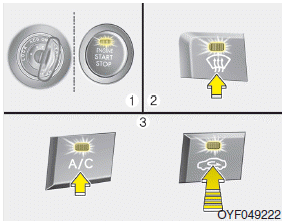 Hyundai Sonata: Defogging logic. 1. Turn the ignition switch to the ON position.