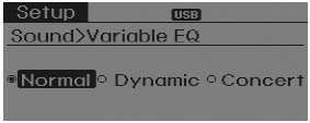 Hyundai Sonata: CD Player : Audio with internal amplifier / Audio with external amplifier. Speed Dependent Volume Control