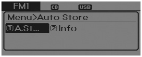 Hyundai Sonata: CD Player : Audio with internal amplifier / Audio with external amplifier. A.Store