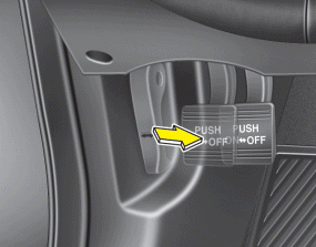 Hyundai Sonata: Parking brake. Applying the parking brake