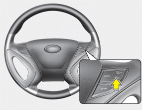 Hyundai Sonata: To decrease the cruising speed. Follow either of these procedures: