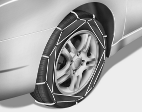 Hyundai Sonata: Snowy or icy conditions. Tire chains