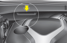 Hyundai Sonata: Vehicle identification number (VIN). 2.0 engine