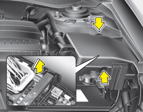 Hyundai Sonata: Instrument panel fuse replacement. 3. Pull the suspected fuse straight out. Use the removal tool provided in the